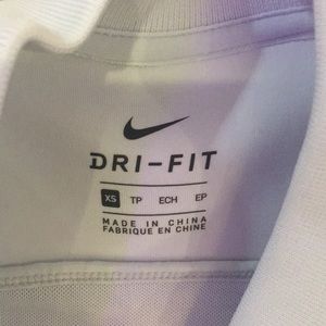 White Nike Dri-Fit